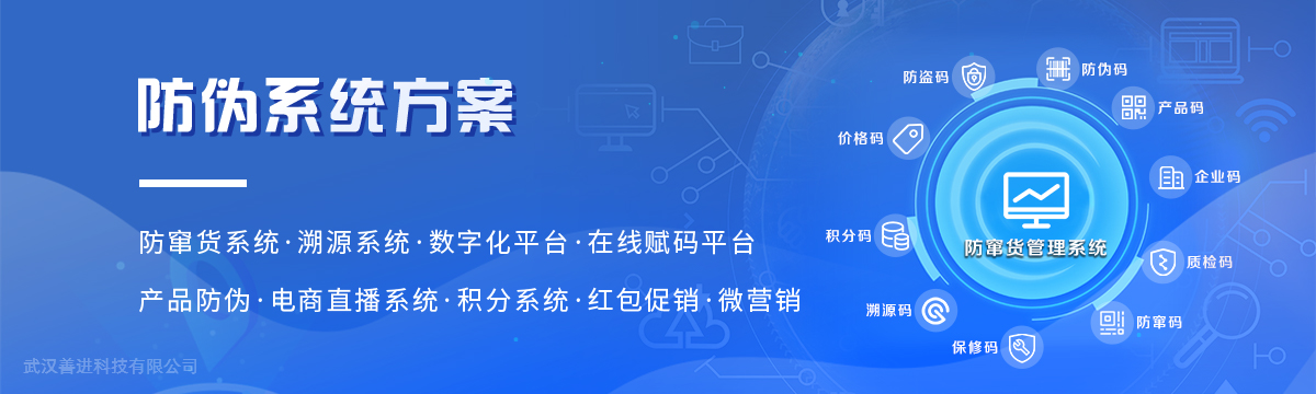 系統方案 - 多元數字化——讓您防偽標簽不僅僅是防偽！ - 武漢善進科技有限公司